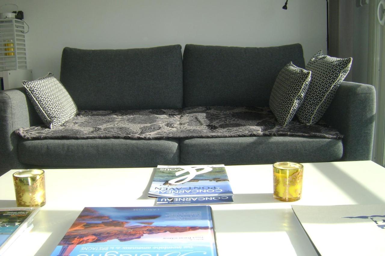 Appartement Corniche II - Superbe Vue Mer !!! Wir Sprechen Flieben Deutsch, Touristentipps, We Speak English Concarneau Dış mekan fotoğraf