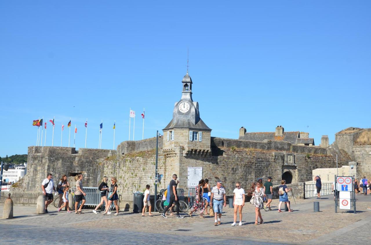 Appartement Corniche II - Superbe Vue Mer !!! Wir Sprechen Flieben Deutsch, Touristentipps, We Speak English Concarneau Dış mekan fotoğraf